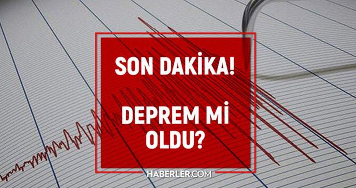 SON DEPREMLER! 12 Nisan deprem mi oldu, ne zaman, kaç büyüklüğünde oldu?