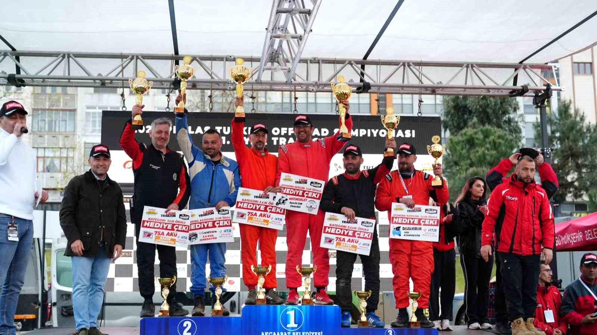 Trabzon'da Off-Road yarışlarında ödüller sahiplerini buldu