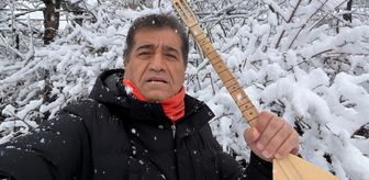 Aydın Aydın'dan Nisan ortasında kar altında klip: Bu sene yaz gelmedi