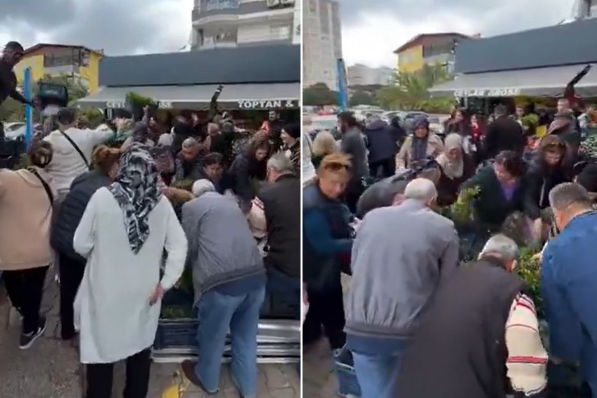 Fiyatı 1 TL'ye düşürüldü, markette büyük izdiham yaşandı