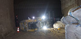 Nevşehir'de devrilen iş makinesinin altında kalan işçi öldü