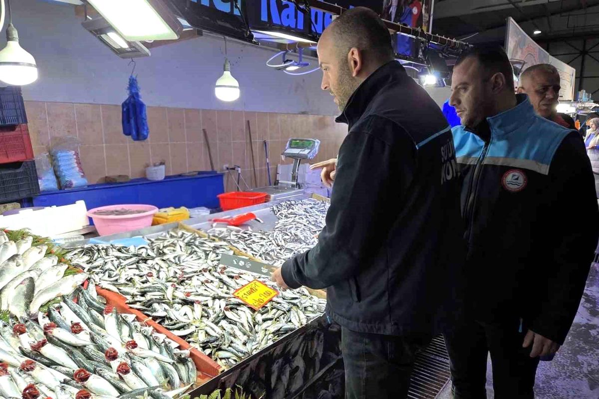 Kırklareli'nde balık tezgahları mercek altında