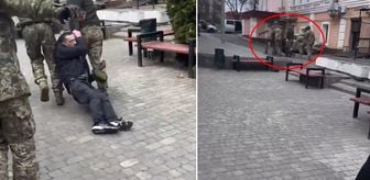 Savaştaki ülkede olay görüntü! Zorla cepheye götürdüler