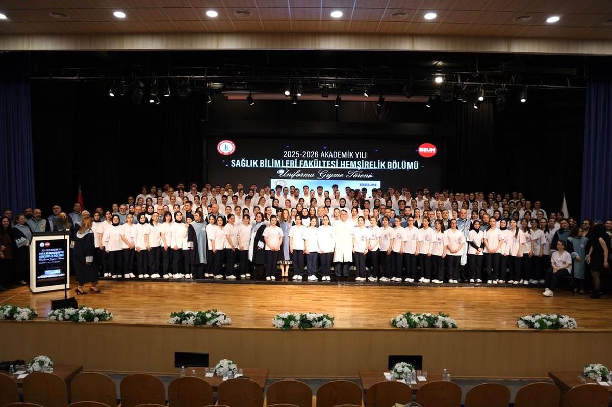 BEUN'da geleceğin hemşireleri üniformalarını giydi