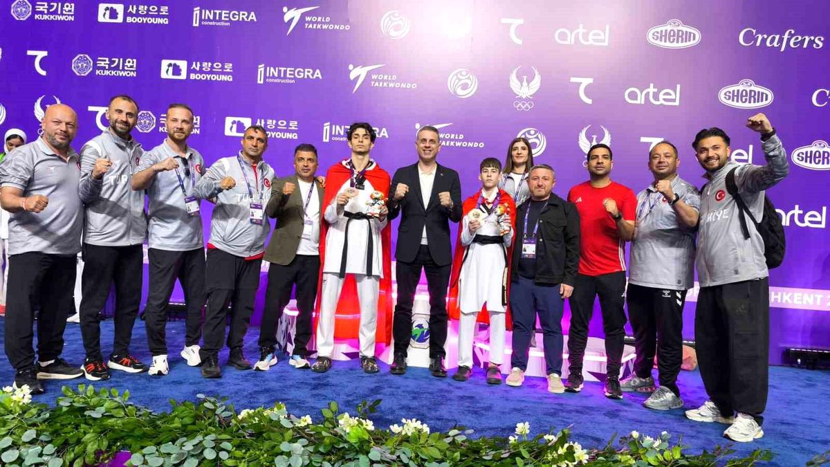 Dünya Gençler Taekwondo Şampiyonası'nda çifte bronz