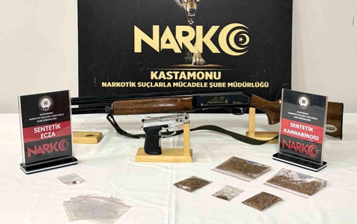Kastamonu'da uyuşturucu operasyonu: 5 gözaltı