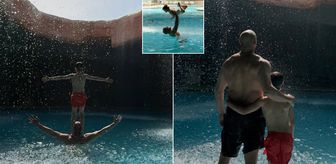 Aksiyon yıldızı bu kez baba haliyle! Jason Statham’dan dikkat çeken kareler