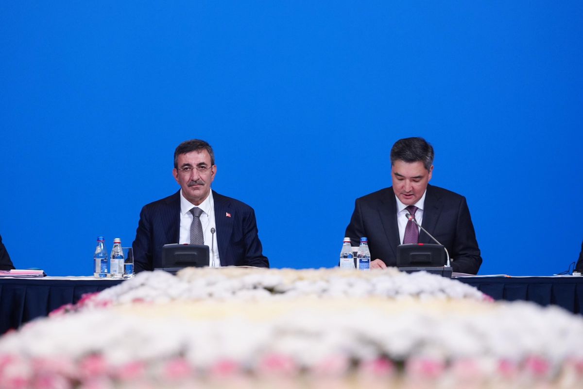 Cumhurbaşkanı Yardımcısı Yılmaz, Türkiye- Kazakistan Yuvarlak Masa Toplantısı'na katıldı