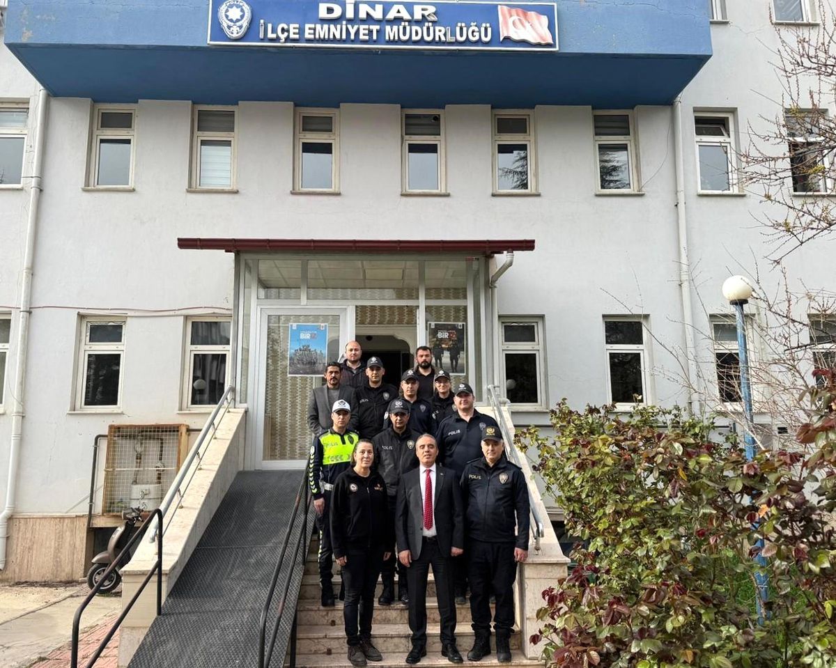 Erol, Dinar ile Sandıklı'nın asayiş ve güvenliğiyle ilgili brifing aldı
