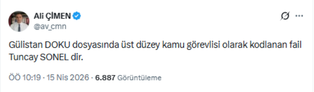 Gülistan Doku file high-level public official