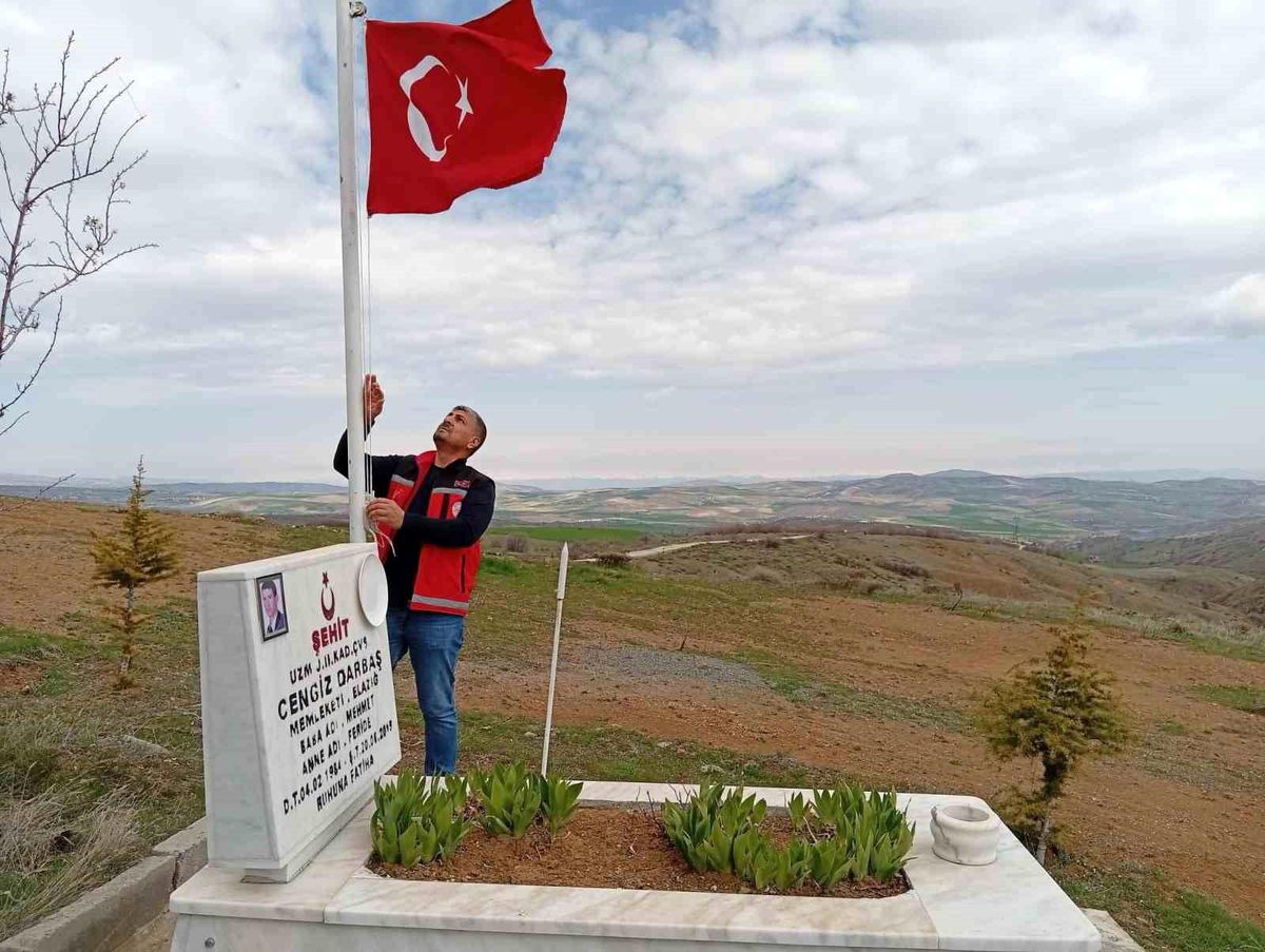 Elazığ'da şehitlikler ziyaret edildi