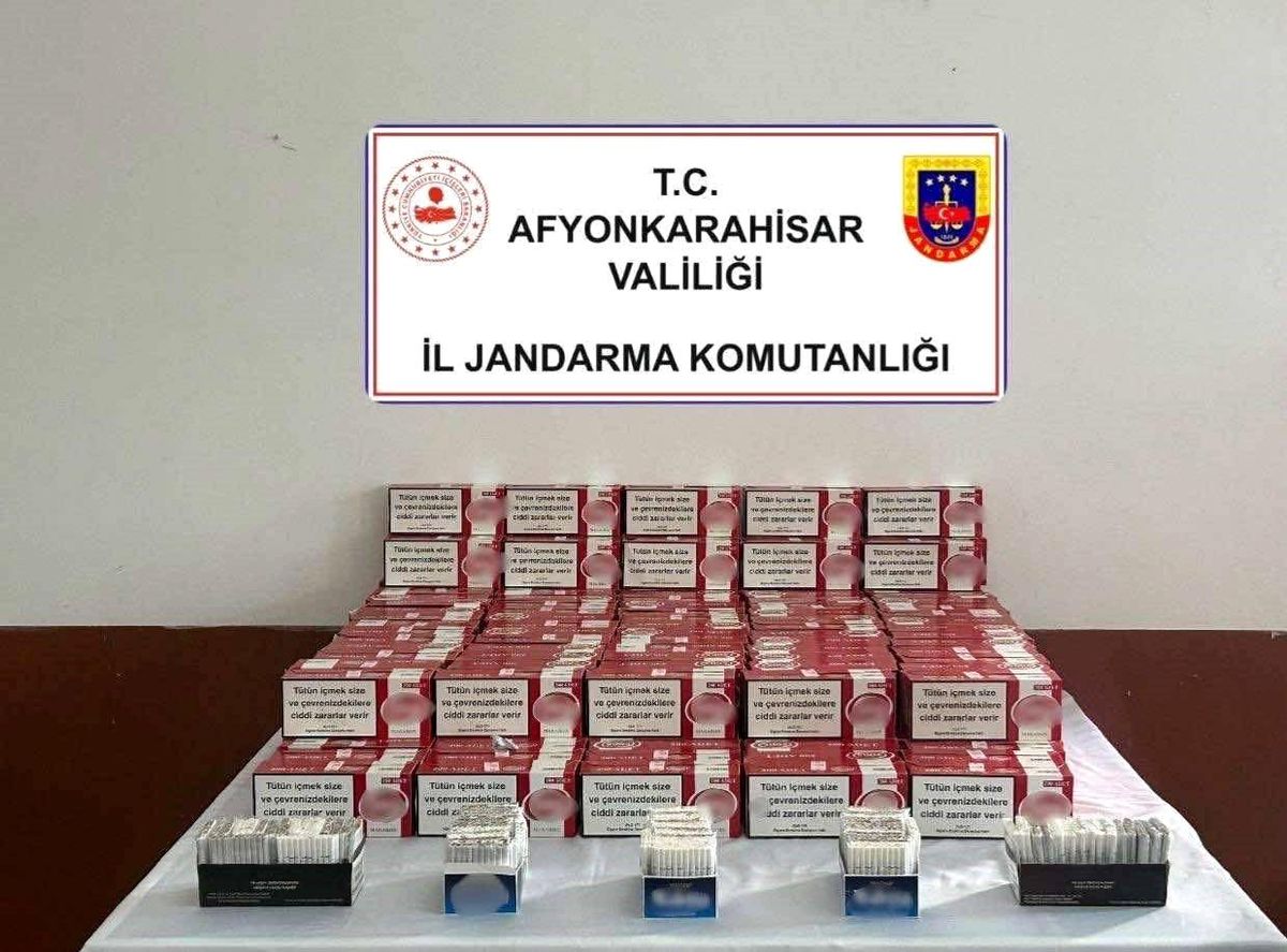 Jandarmadan kaçak makaron operasyonu