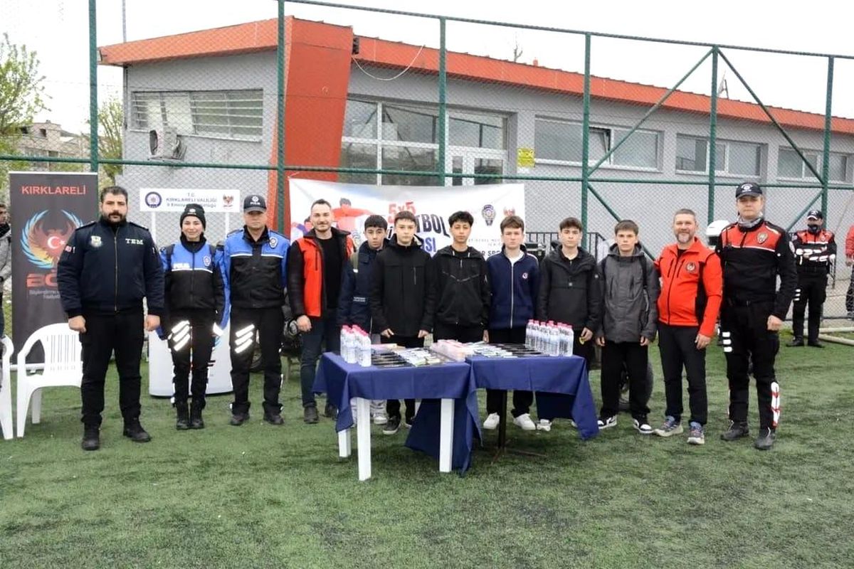 Kırklareli'nde gençlere sporla destek