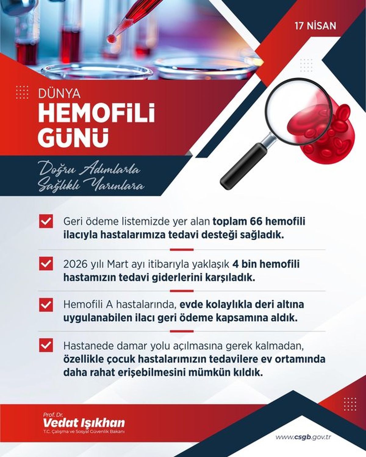 Hemofili Hastalarının Tedavi Giderleri Karşılanıyor