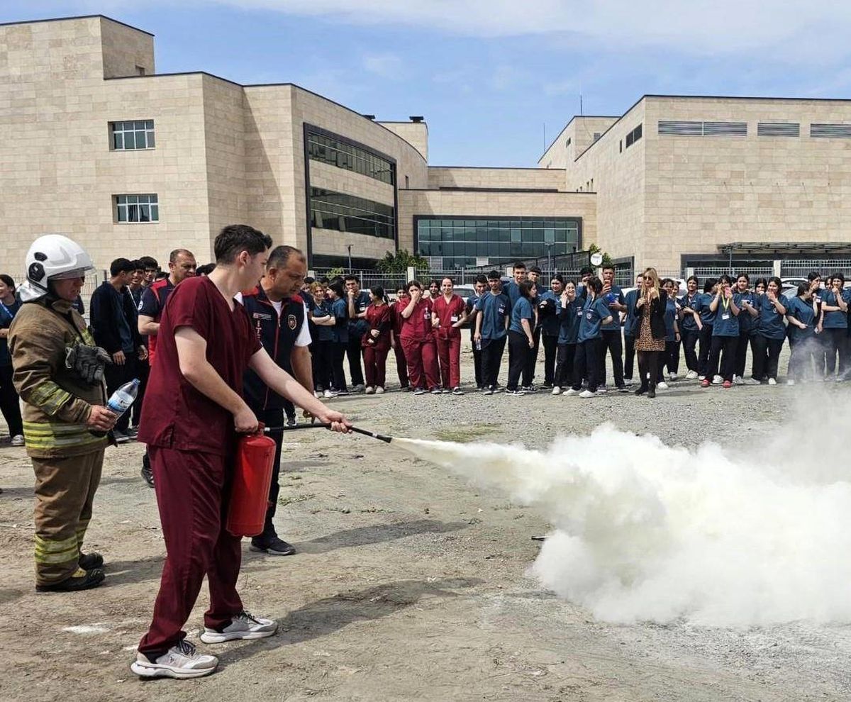 Dörtyol Devlet Hastanesi'nde yangın güvenliği eğitimi
