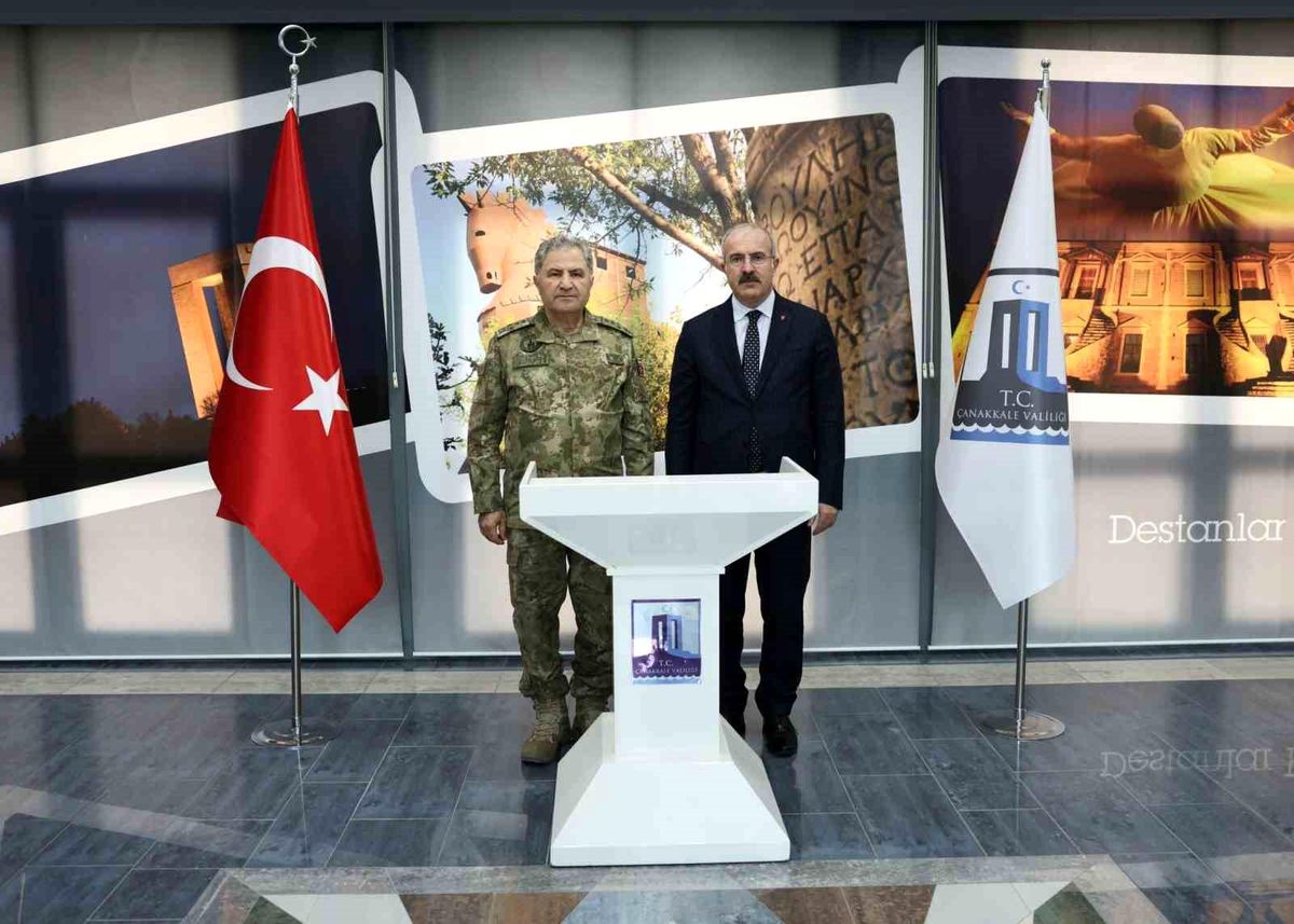 Kara Kuvvetleri Komutanı Orgeneral Tokel'den Vali Toraman'a ziyaret