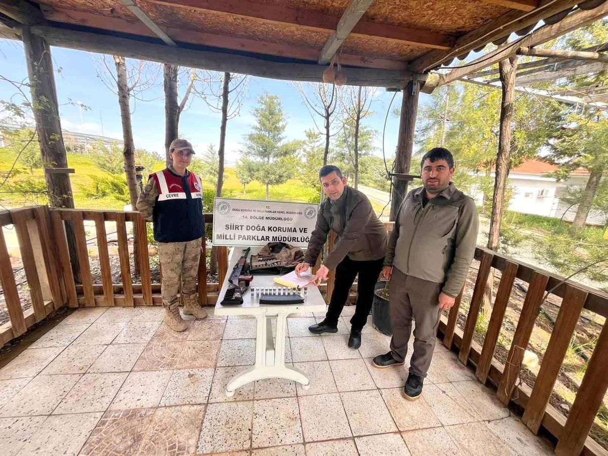Siirt'te kaçak avcılığa geçit yok: 51 bin lira ceza