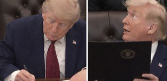 Beyaz Saray’da 'İmza' şov: Trump, yine Biden’ı hedef aldı