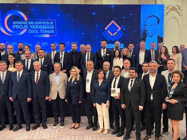 Çameli Belediyesi'ne Akdeniz Belediyeler Birliği'nden katılım ödülü