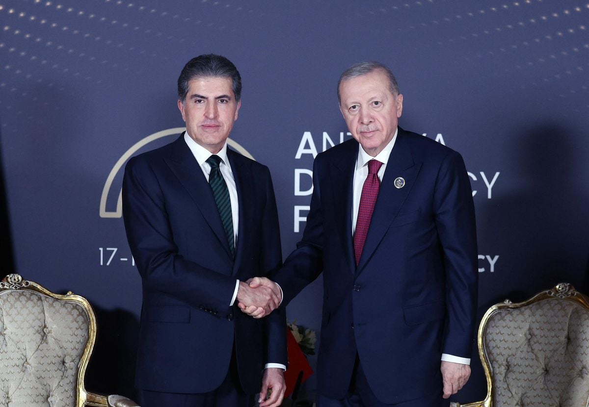 Cumhurbaşkanı Erdoğan, Neçirvan Barzani'yi Kabul Etti