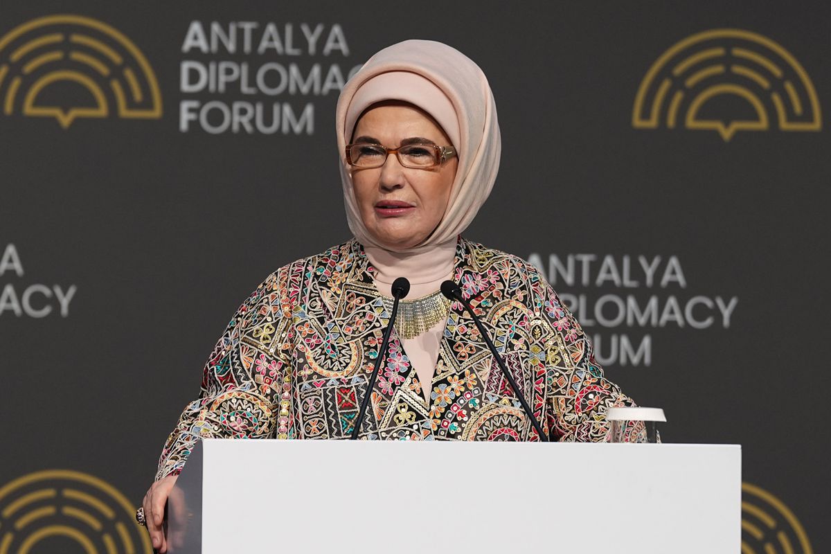 Emine Erdoğan, 'Filistin İçin Tek Yürek' temalı programa katıldı