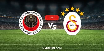 Gençlerbirliği Galatasaray kaç kaç? MAÇ SONUCU! Gençlerbirliği Galatasaray golleri kim attı, canlı maç anlatımı!