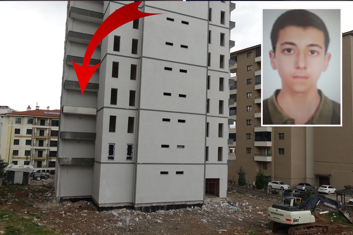 25 metreden yere çakılan 17 yaşındaki stajyer hayatını kaybetti