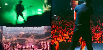 ABD'li rock grubundan sahnede dev protesto, Orta Doğu mesajları çok ses getirdi
