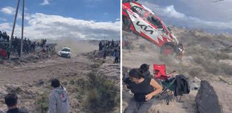 Arjantin’de ralli faciası: Araç seyircilerin arasına daldı