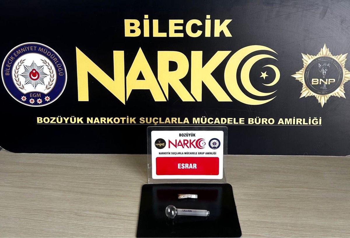Bilecik'te uyuşturucu operasyonu: 1 şüpheli yakalandı
