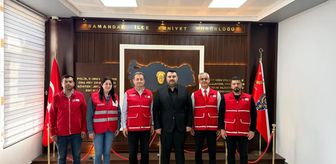 Kızılay’dan Samandağ İlçe Emniyet Müdürü Nacioğlu’na ziyaret