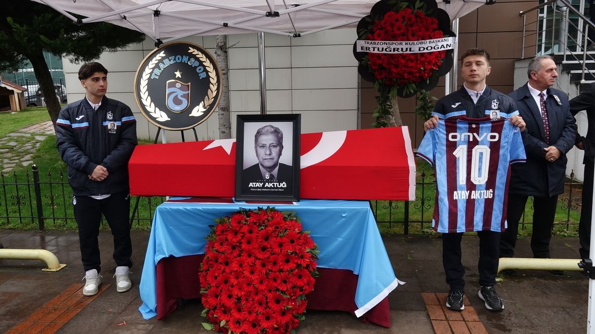 Trabzonspor'da Atay Aktuğ için anma töreni düzenlendi / Video eklendi