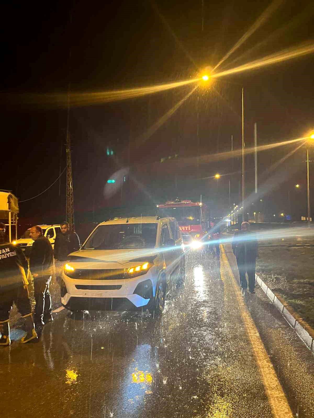 Van'da trafik kazası: 1 yaralı