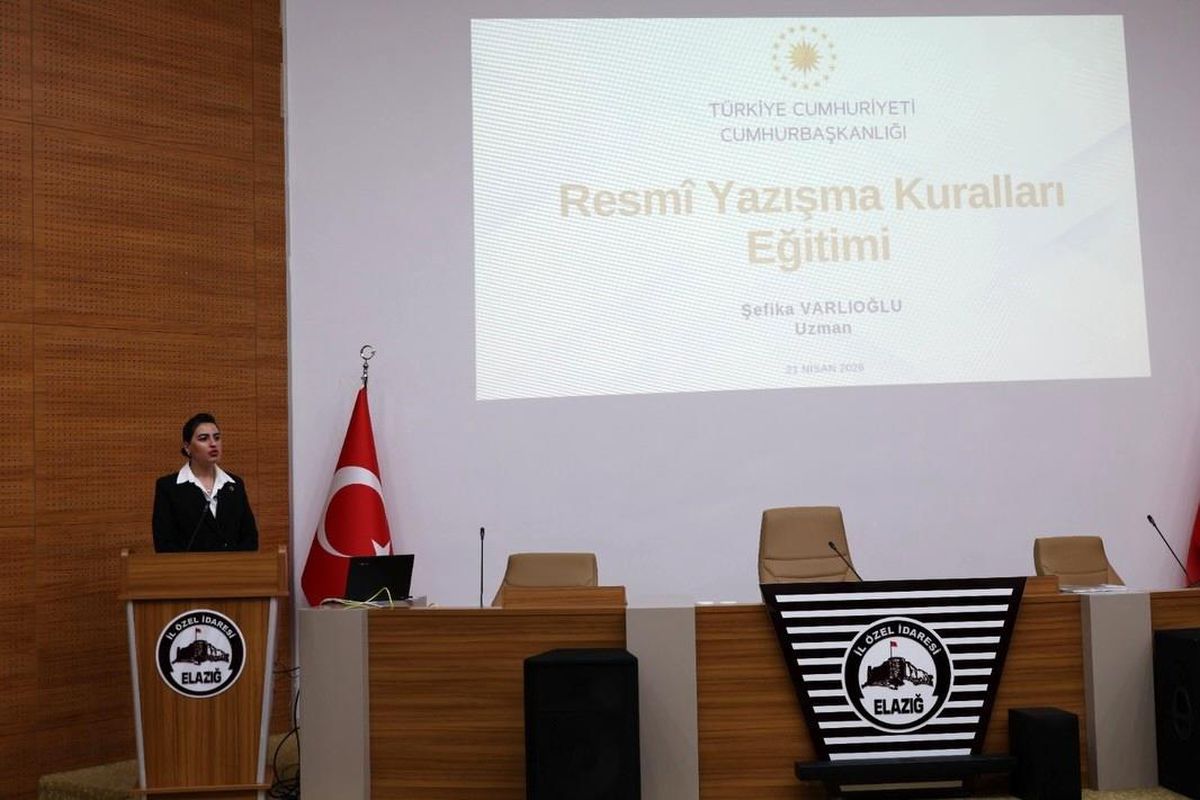 Elazığ'da resmi yazışmalarda uygulanacak usul ve esaslar hakkında eğitim