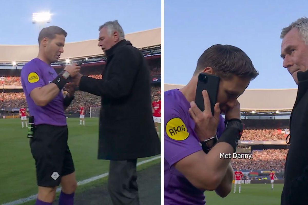 Final maçında görülmemiş olay! Hakem maçı durdurup çalan telefona cevap verdi, gerçek sonradan ortaya çıktı