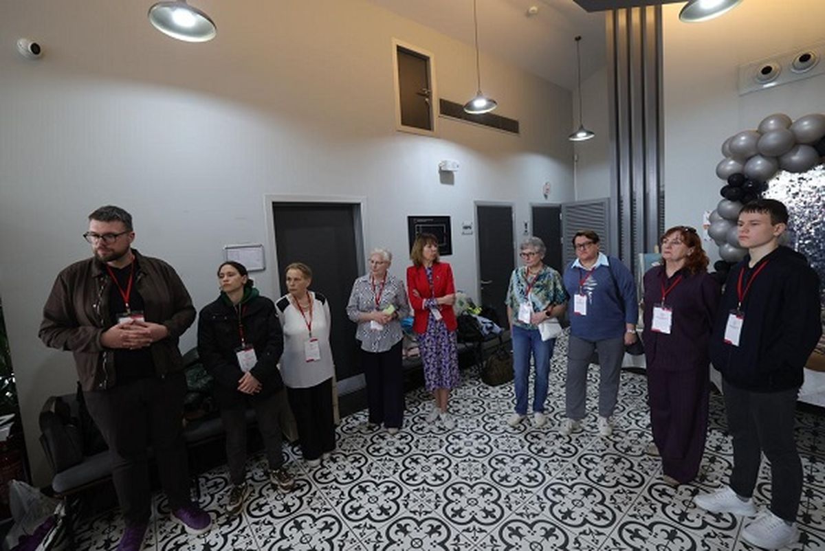Litvanya'dan gelen katılımcılardan Aktif Yaş Al Merkezi'ne ziyaret