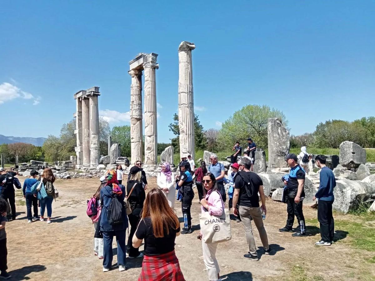 Aydın'da polisler ve aileleri tarihle buluştu
