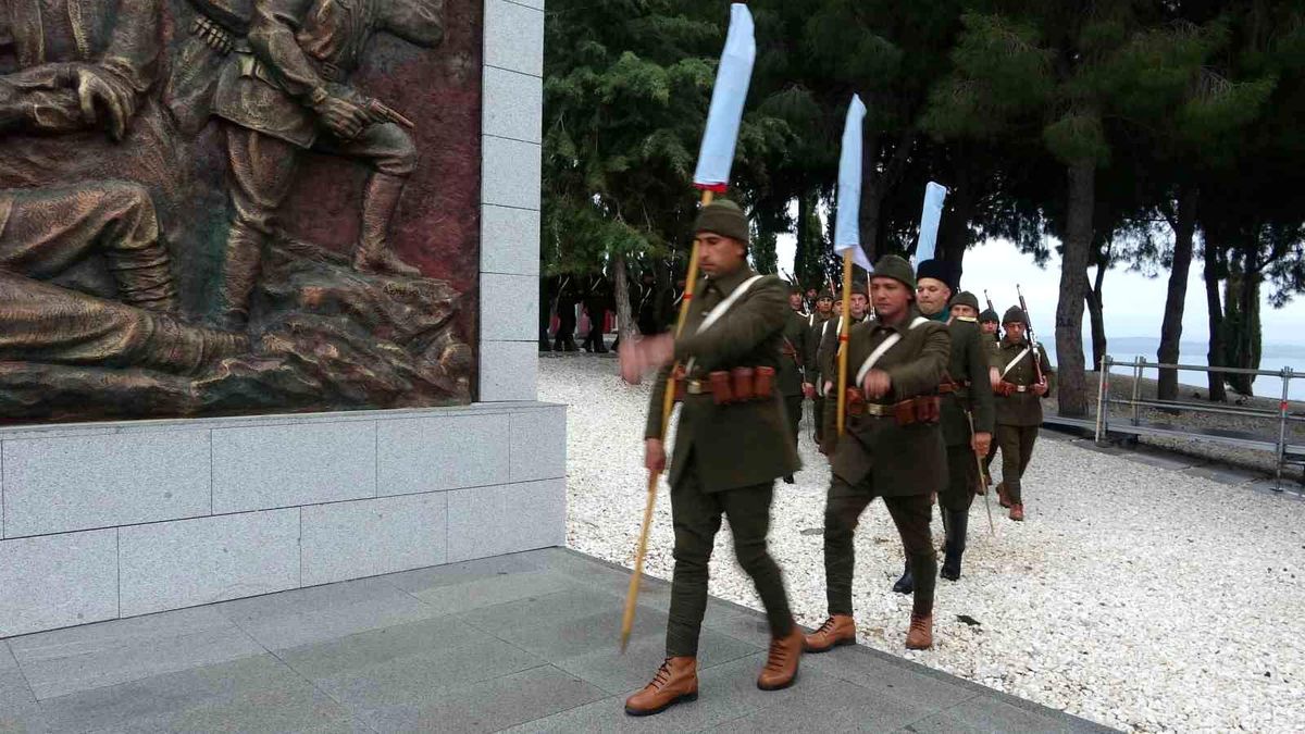 Çanakkale Kara Savaşları'nın 111'inci yıl dönümü tören provası yapıldı