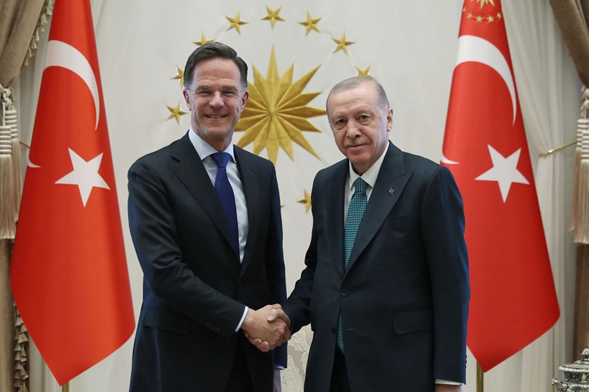 Cumhurbaşkanı Erdoğan, Beştepe'de NATO Genel Sekreteri Rutte ile görüştü