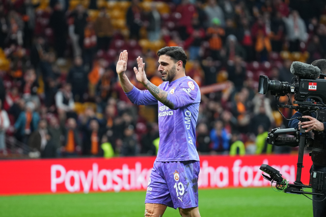 Galatasaray fans protest after the match
