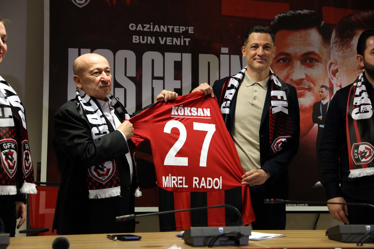 Gaziantep FK'nın yeni teknik direktörü Radoi: Bu bir meydan okuma olduğu için buraya geldim