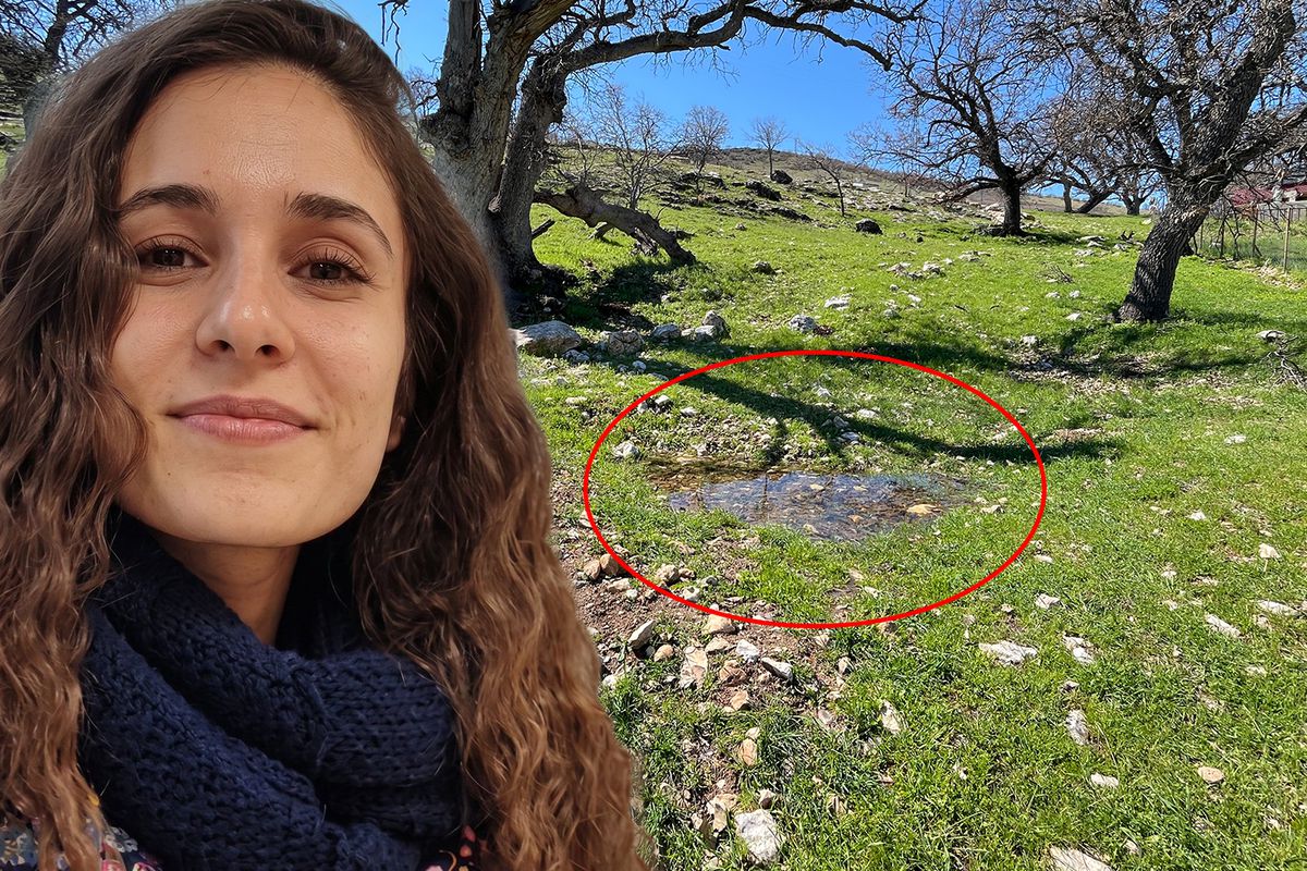 Gülistan Doku soruşturması! Cesedin gömüldüğü varsayılan bölge görüntülendi