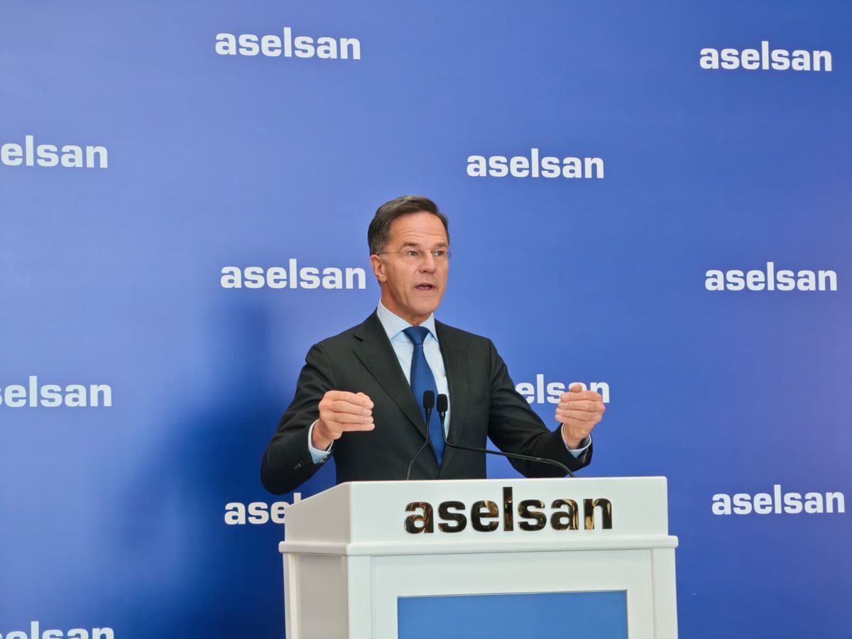 NATO Genel Sekreteri Rutte'den ASELSAN'a ziyaret