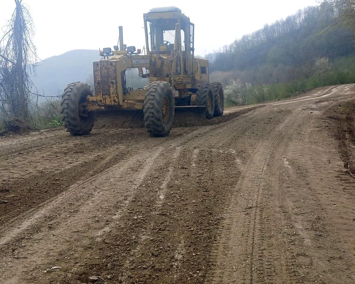 Yığılca'da asfalt öncesi çalışmalar hızlandırıldı