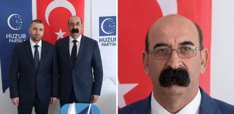 Huzur Partisi İlçe Başkanı Orhan Avcı’nın bıyıkları dünya basınında olay oldu!