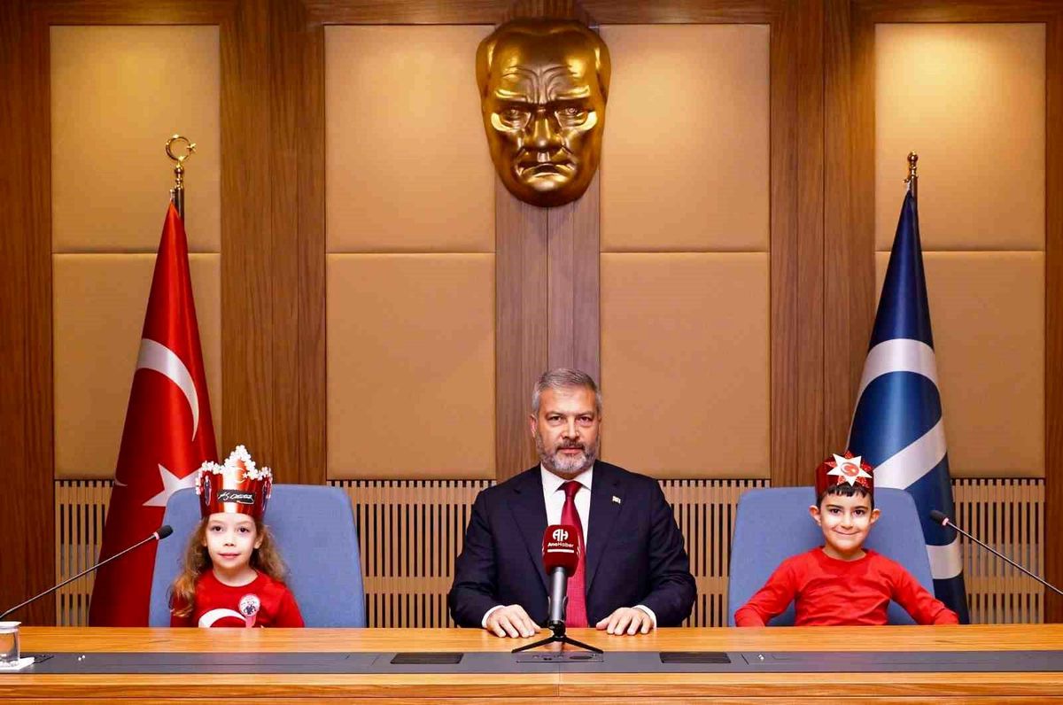 Minikler 23 Nisan'ı coşkuyla kutladı