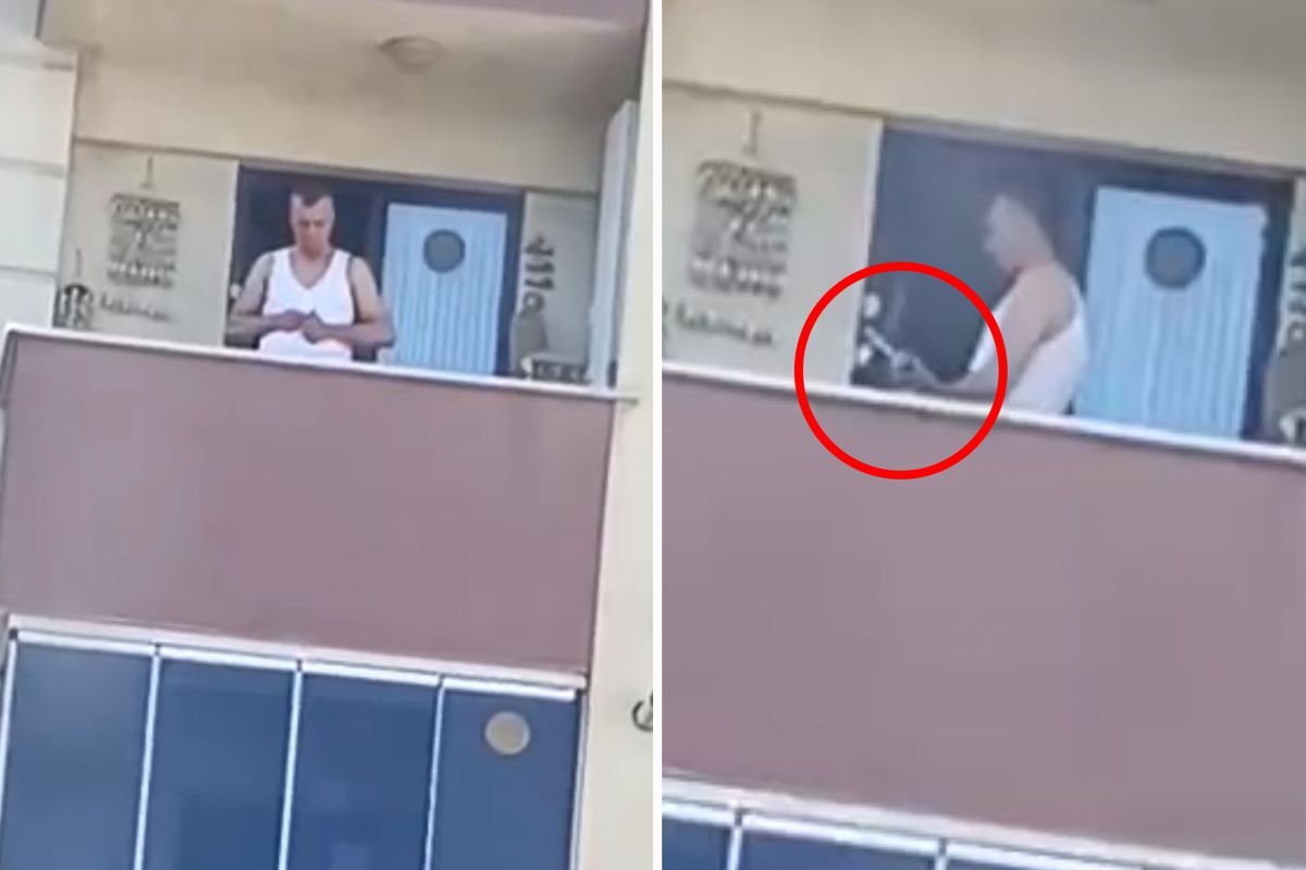 Pendik'te balkonda silah şarjörüne mermi dolduran şüpheli adli kontrolle serbest