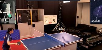 MASA TENİSİ ROBOTU ÜST DÜZEY SPORCULARI YENDİ VE TARİHE GEÇTİ