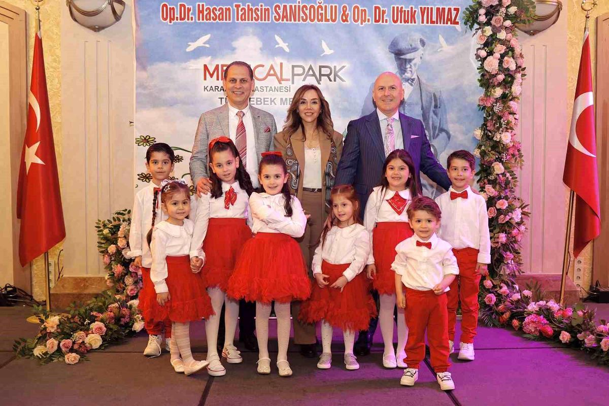 Trabzon'da minik yüreklerin sesi: Medical Park Karadeniz Hastanesi'nden unutulmaz 23 Nisan kutlaması