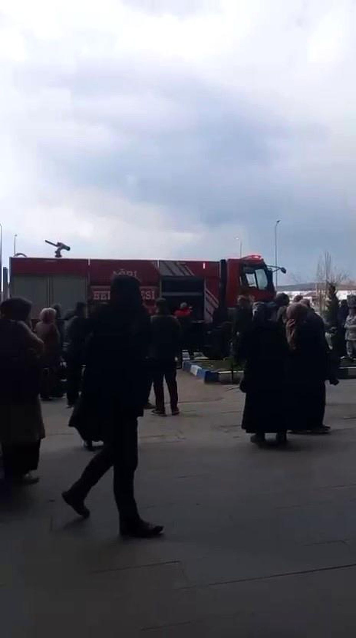 Ağrı'da hastanede yangın paniği